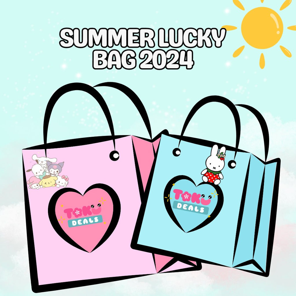 A colorful, mysterious bag bursting with kawaii treasures awaits in the TokuDeals Japan Lucky Bag 2024