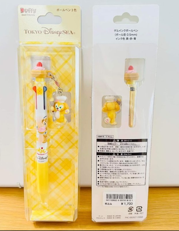 Cookie Anne Multicolor Ballpoint Pen, Duffy & Friends Cookie Ann Tokyo Disney Resort - TokuDeals