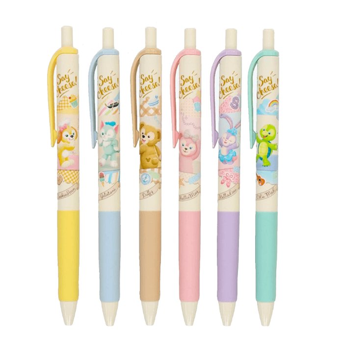 Disney Duffy and Friends Ballpoint Pen set 6pcs - TokuDeals