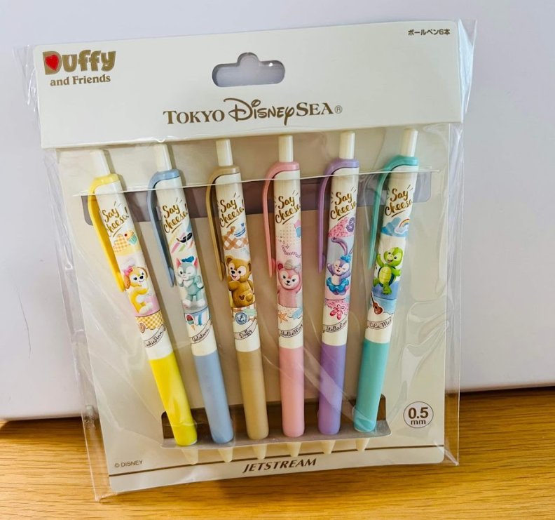 Disney Duffy and Friends Ballpoint Pen set 6pcs - TokuDeals