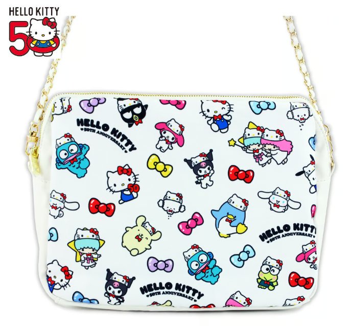 Hello Kitty 50th Anniversary Clear Bag - Iconic Sanrio Shoulder Bag Collection [Hello Kitty bag] - TokuDeals