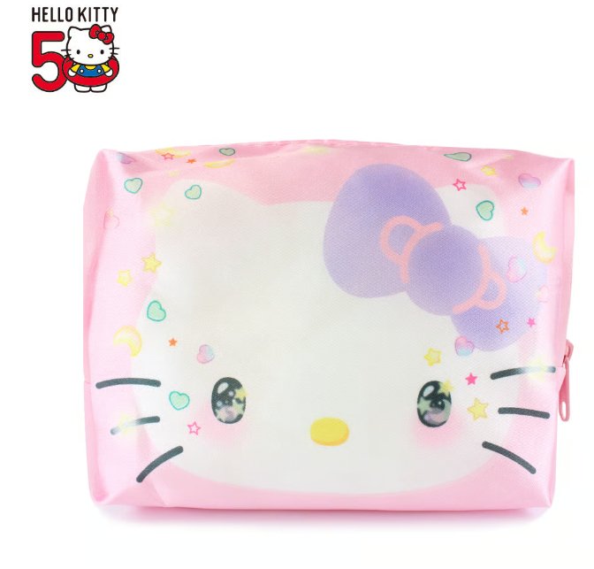 Hello Kitty 50th Anniversary Eco Bag with Pouch, "The Future in Our Eyes" Collection - TokuDeals