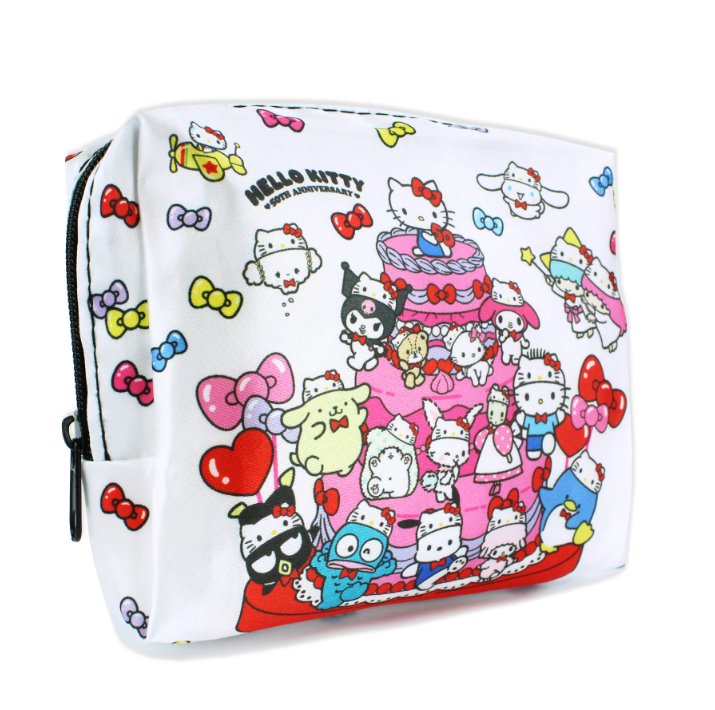 Hello Kitty 50th Anniversary Eco Bag with Pouch – "The Party Cake Pattern" Collection - TokuDeals