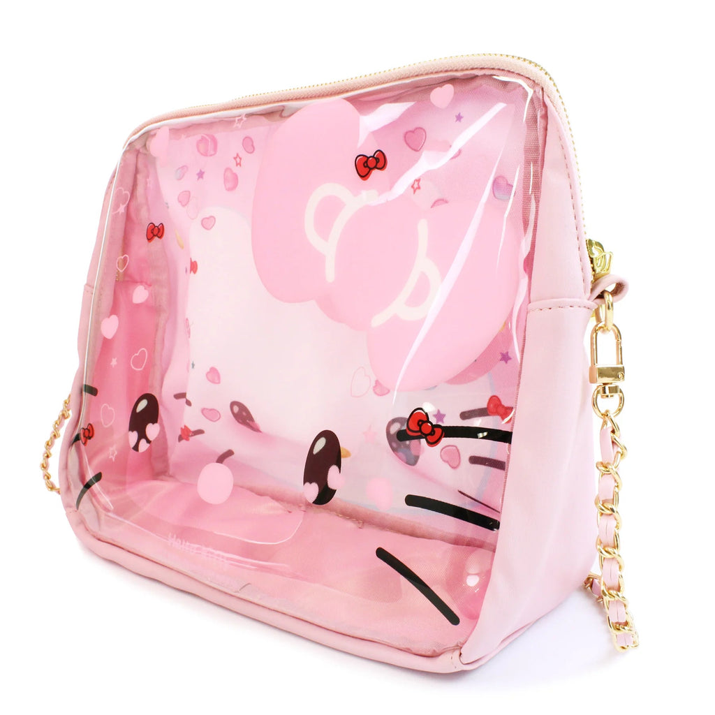 Hello Kitty 50th Anniversary "The Future In Our Eyes" Clear Shoulder Bag (Cute Sanrio Hello Kitty Bag) - TokuDeals