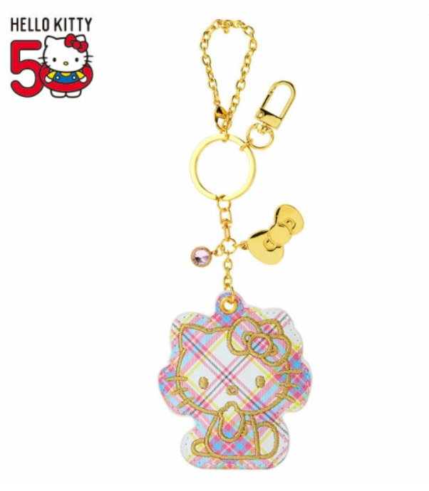 Hello Kitty Bag Charm Tartans Hello Kitty 50th Anniversary - TokuDeals