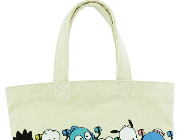 (Pre - Order) Canvas Lunch Bag Hapidanbui - Sanrio Characters Special Edition - TokuDeals