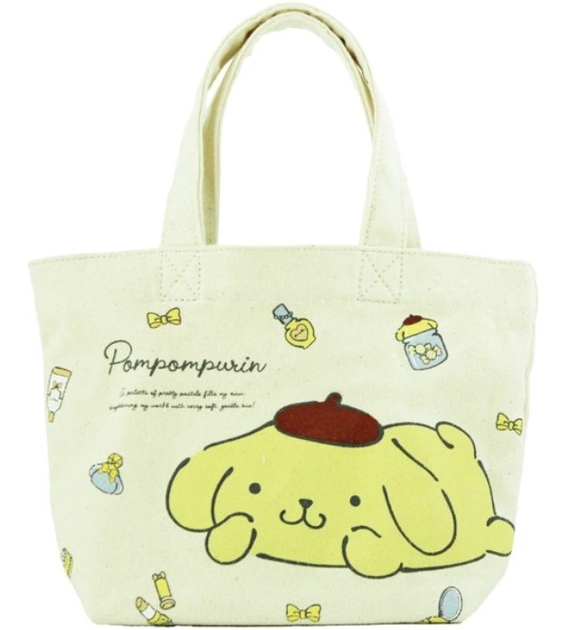 (Pre - Order) Canvas Lunch Bag Pompompurin - Sanrio Characters Special Edition - TokuDeals