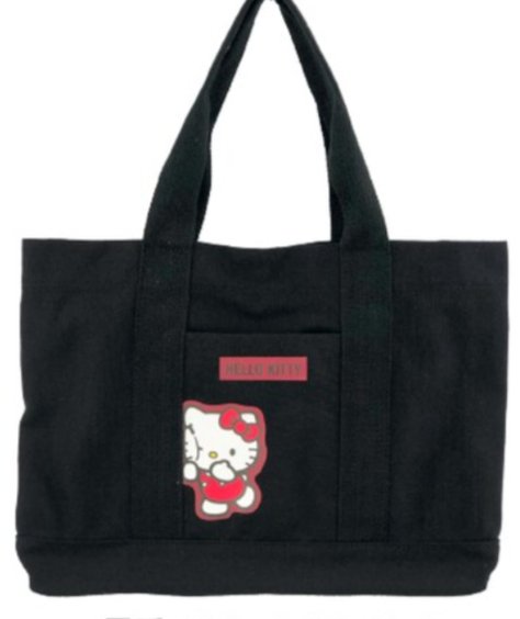 [Pre - order] Hello Kitty Bag Sanrio Characters Canvas Divided Hello Kitty Tote Bag - TokuDeals