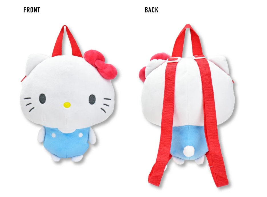 [Pre - order] Sanrio Plush Backpack Bags (Kawaii Hello Kitty Bag) - TokuDeals