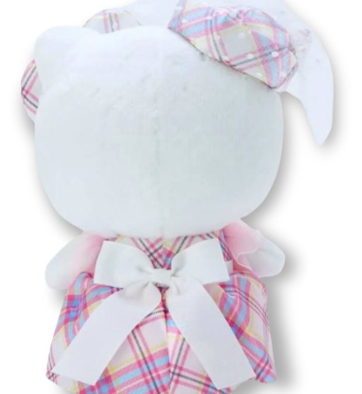 Sanrio Hello Kitty 50th anniversary Tartan Plush - TokuDeals - TokuDeals