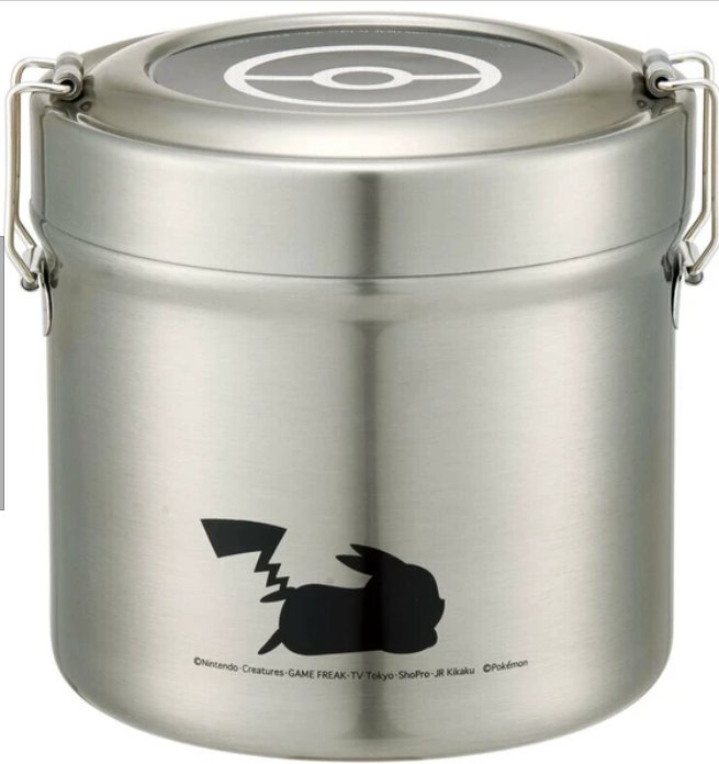 [Skater] Antibacterial Vacuum Stainless Steel Lunch Jar – Pocket Monsters Pokemon Lunch Box - TokuDeals