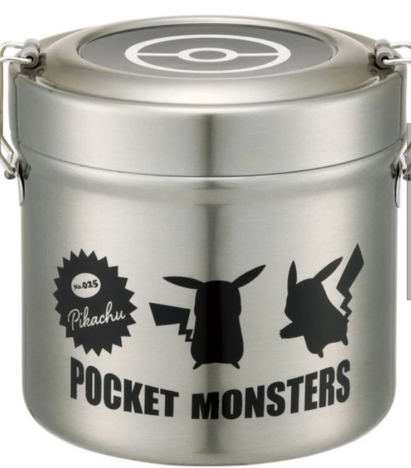 [Skater] Antibacterial Vacuum Stainless Steel Lunch Jar – Pocket Monsters Pokemon Lunch Box - TokuDeals