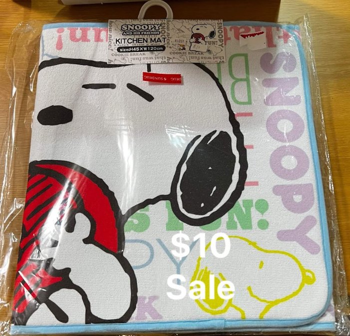 Snoopy & Friends Kitchen Charm Mat - TokuDeals