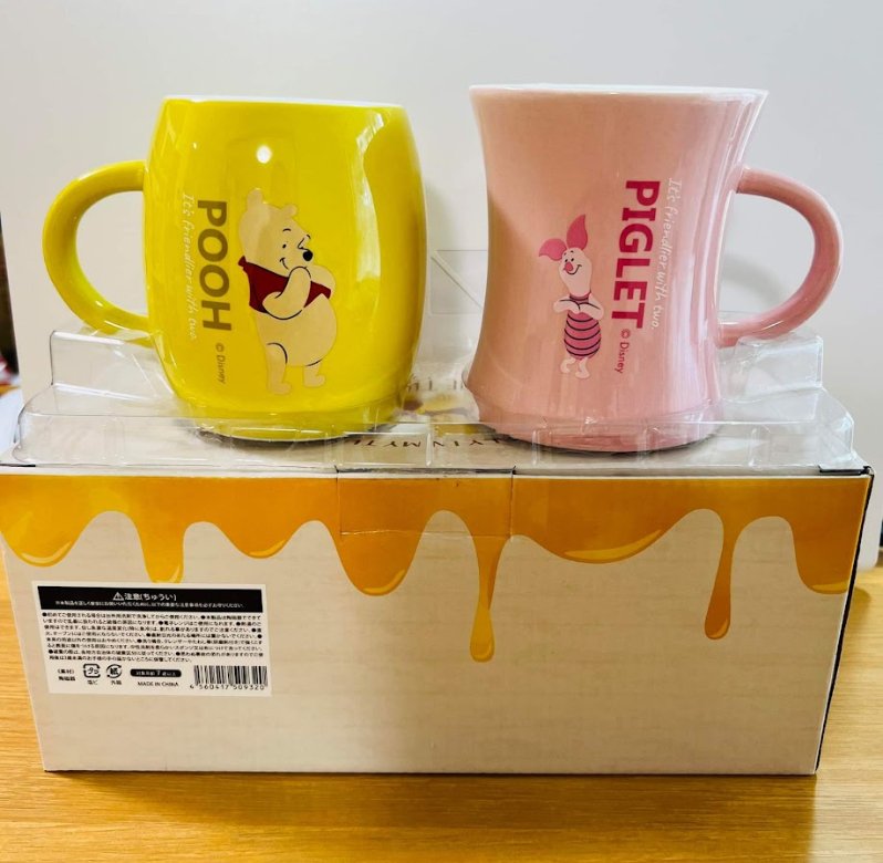 Winnie the Pooh and Piglet (Face) Friendship Mug Set/Teacup - TokuDeals