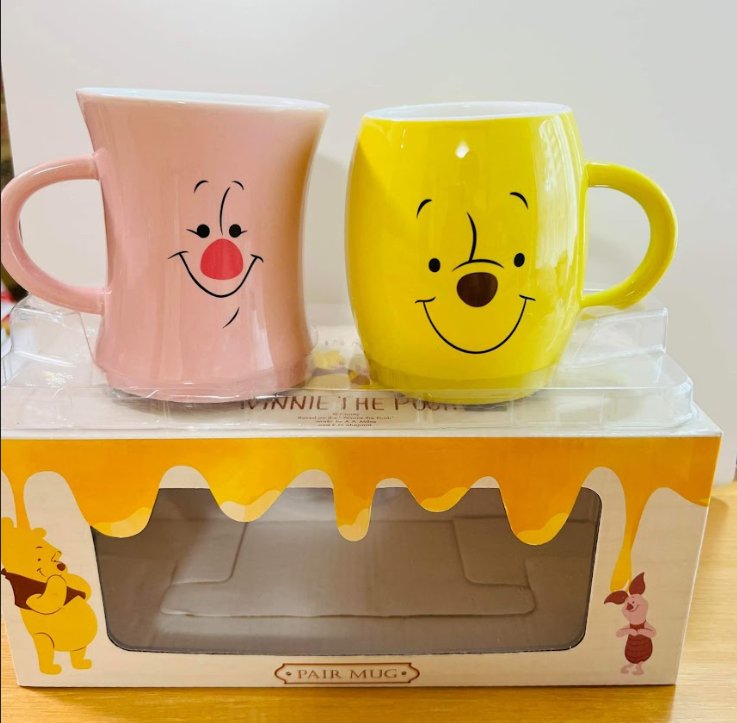 Winnie the Pooh and Piglet (Face) Friendship Mug Set/Teacup - TokuDeals