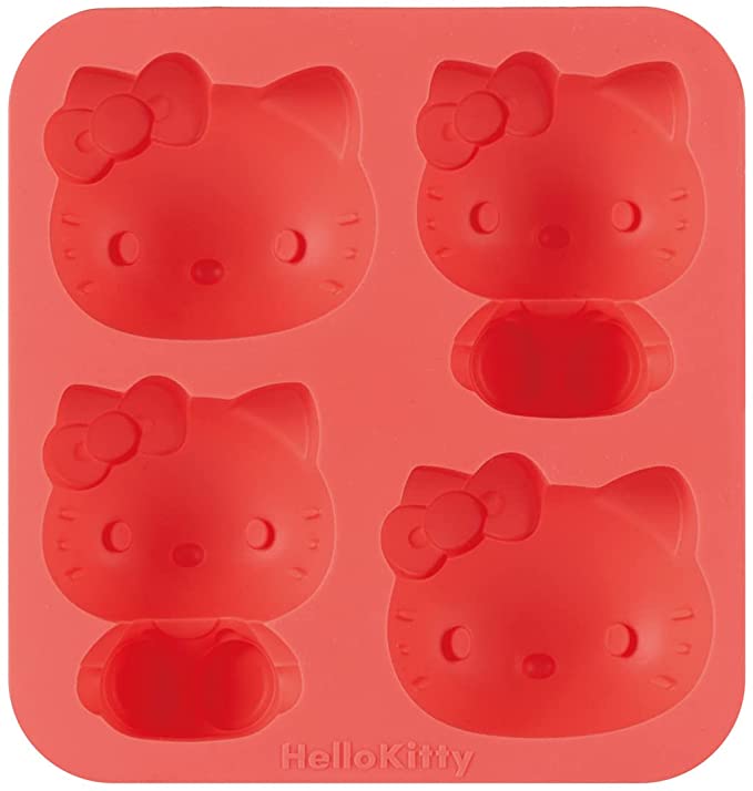 Hello Kitty Silicone 3D Cake Mold for 4 Snack Time Pattern SLM4 - TokuDeals